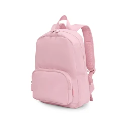 Kinderrucksack mit wechselbaren Aufnähern Pink