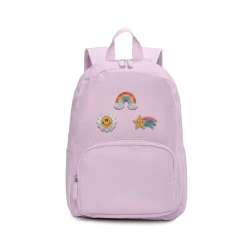 Kinderrucksack mit wechselbaren Aufnähern Lavender