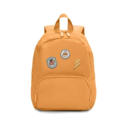 Kinderrucksack mit wechselbaren Aufnähern Mustard