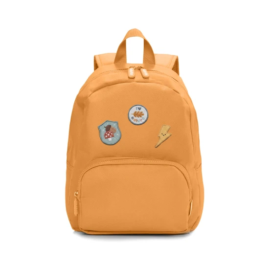 Tutete Kinderrucksack mit selbstklebenden Stoffaufnähern Mustard TT-109315