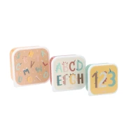 Brotdosen-Set 3-teilig Funny Letters