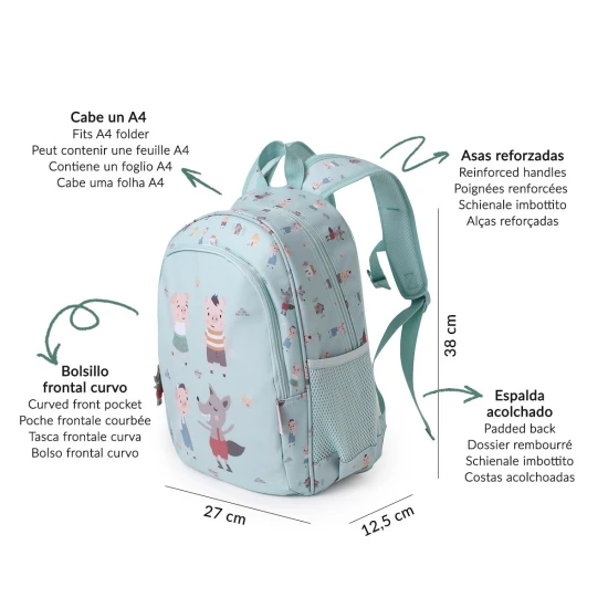 Vorschulrucksack The Three Little Pigs