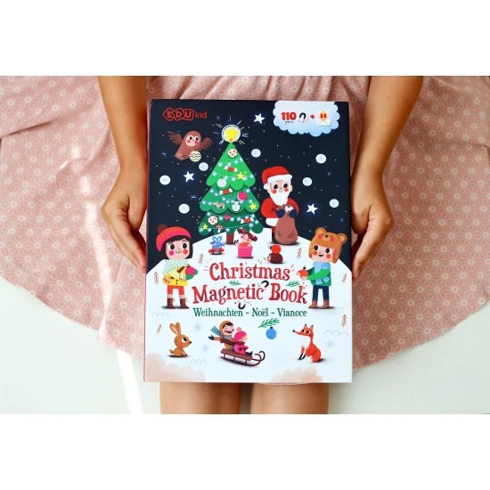Magnetbuch mit Weihnachtsmotiven für Kinder