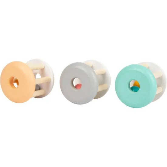 Rasselzylinder Pastell Türkis