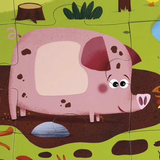 Tastpuzzle Tiere auf dem Bauernhof