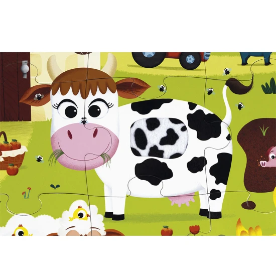 Tastpuzzle Tiere auf dem Bauernhof