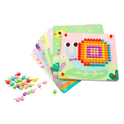 Buntes Mini-Mosaikspielzeug - Kreatives Steckpuzzle für Kinder