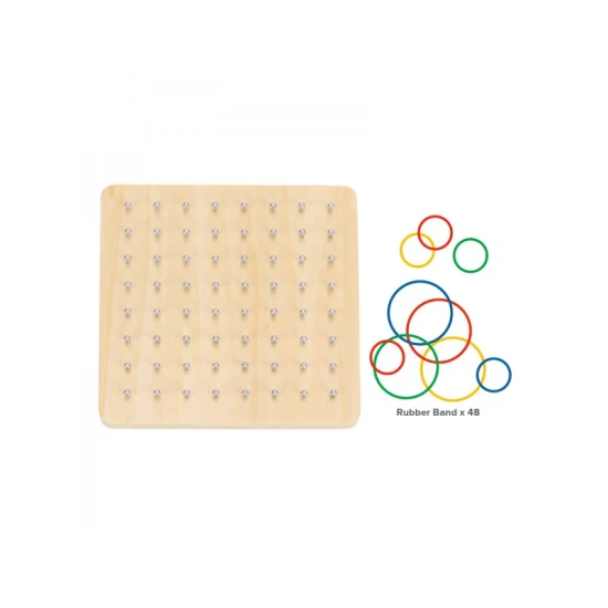 Geoboard Logikspiel - Bilder aus Gummibändern
