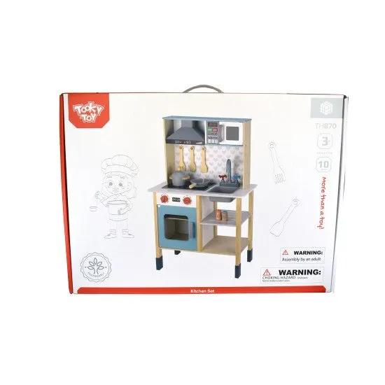 Küche mit Küchenausstattung für Kinder