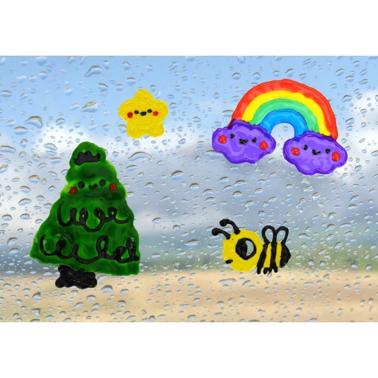 Kreative Fenstermalerei Tookyland