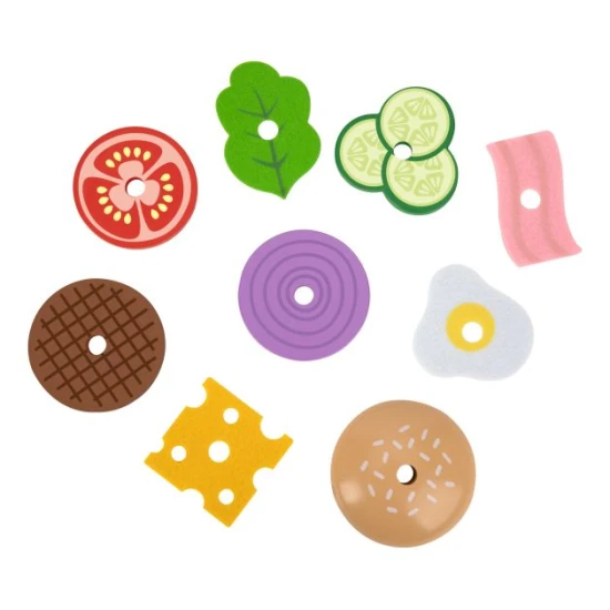 Burger zum Spielen für Kinder