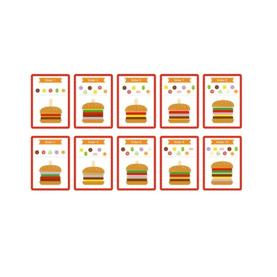 Burger zum Spielen für Kinder