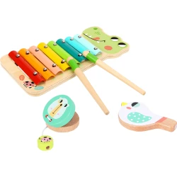 Krokodil Xylophon - Buntes Musikspielzeug für Kinder