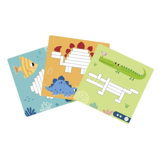 Zählspaß mit Bildern und magnetischen Rechtecken