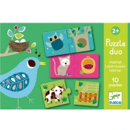 Puzzle-Duo Wo Tiere leben