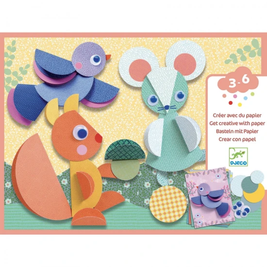 Faltbare Papiertiere