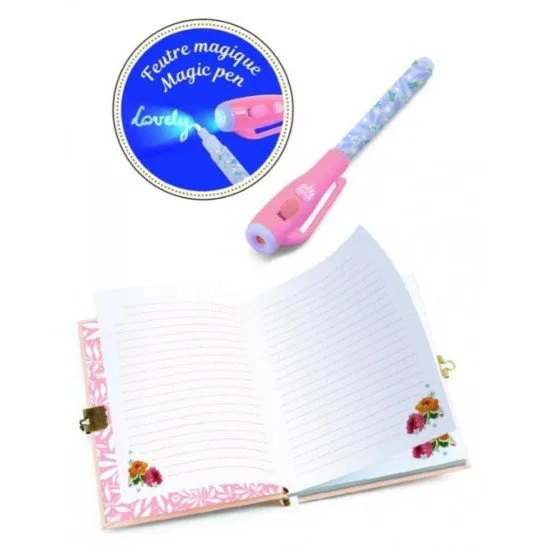 Ein geheimes Notizbuch mit einem magischen Stift