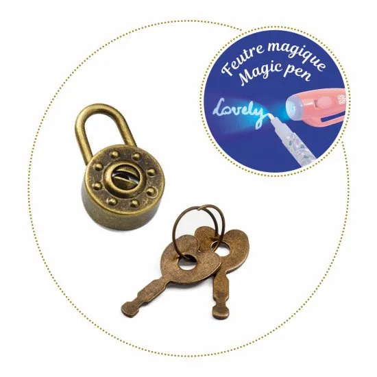 Ein geheimes Notizbuch mit einem magischen Stift