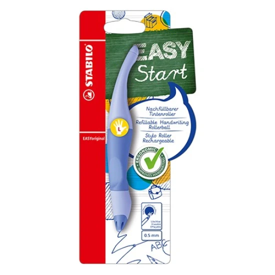 Ergonomischer Kugelschreiber Blau Pastel für Linkshänder