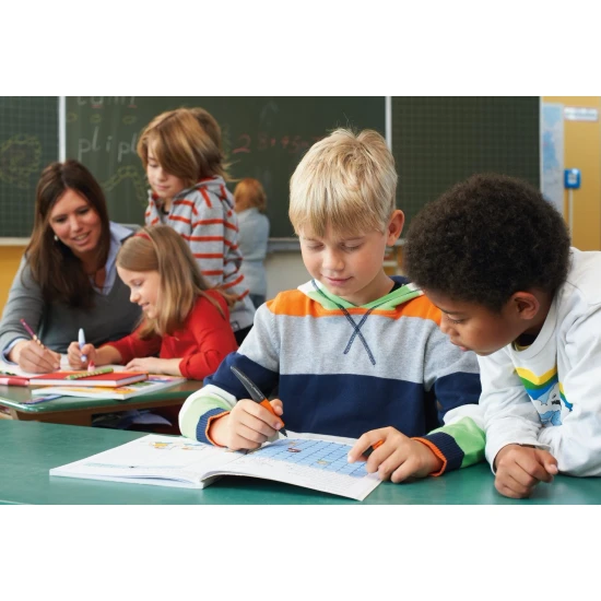 Ergonomischer Kugelschreiber Blau für Rechtshänder