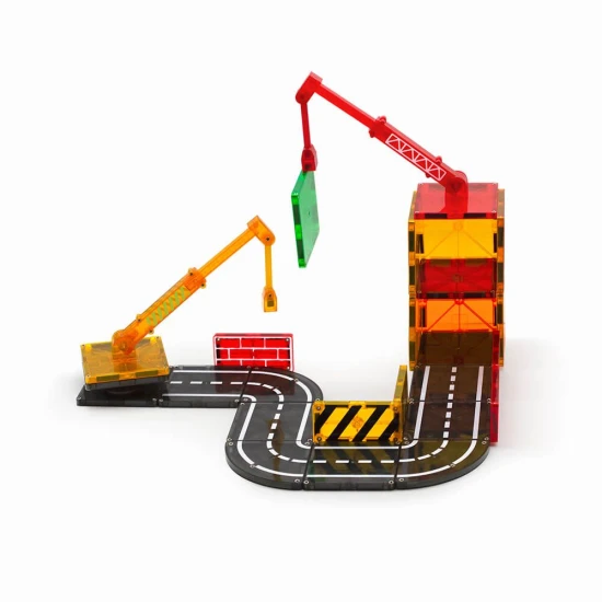 Erstellen Sie einzigartige Strukturen mit dem magnetischen Bausatz MAGNA-TILES