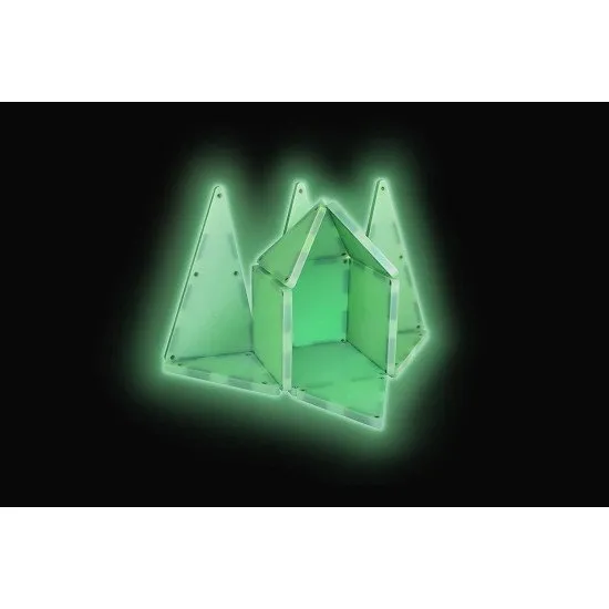 Ein origineller magnetischer Bausatz, der im Dunkeln leuchtet.