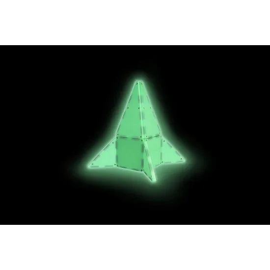 Ein origineller magnetischer Bausatz, der im Dunkeln leuchtet.
