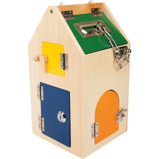 Ein Haus mit Schlössern