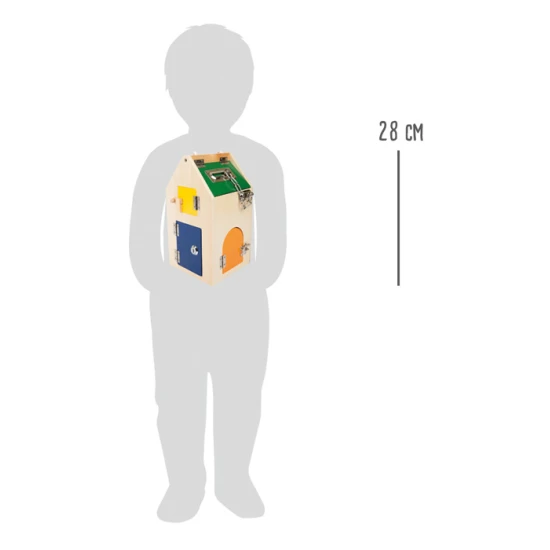 Ein Haus mit Schlössern