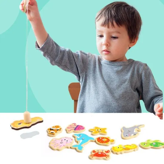 Kinderspiel Fische fangen