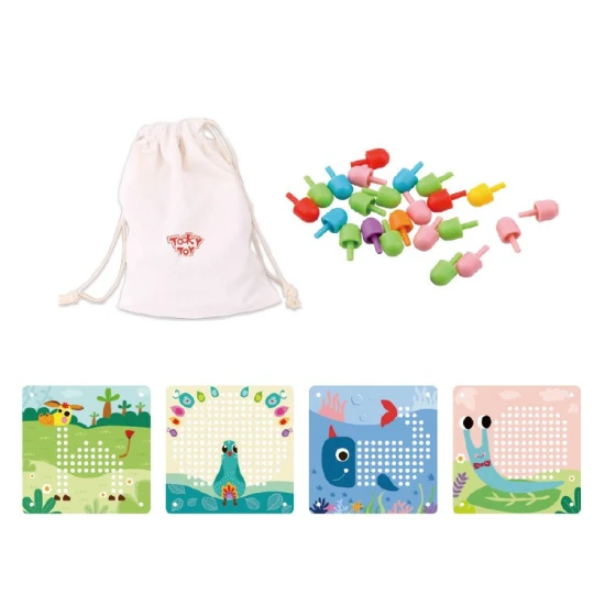 Kinderbrettspiel Kleines Mosaik zur Entwicklung der Kreativität