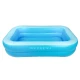 Aufblasbarer rechteckiger Pool Swim Essentials Blau 211 × 132 × 46 cm