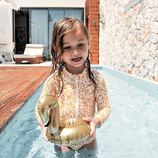 Aufblasbarer Getränkehalter Golden Swan