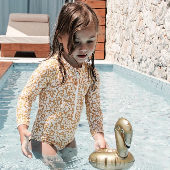 Aufblasbarer Getränkehalter Golden Swan