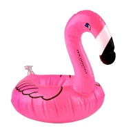 Aufblasbarer Getränkehalter Flamingo Pink