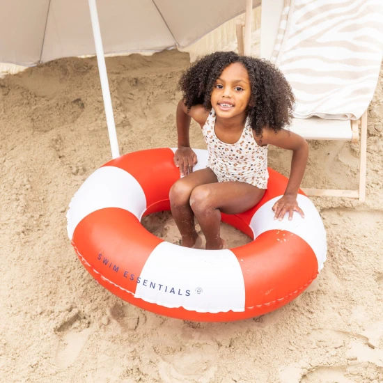 Swim Essentials Little Rescuer aufblasbares Rad – großes 90 cm gestreiftes Rad für Kinder und Erwachsene