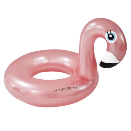 Aufblasbarer Schwimmring Flamingo 95 cm Swim Essentials rosa Design ohne Griffe