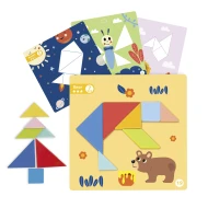 Magnetisches Tangram-Puzzle - Kreatives Lernspielzeug für Kinder