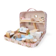 Puppenhaus im Koffer Wohnzimmer Puppenhaus im Koffer Wohnzimmer
