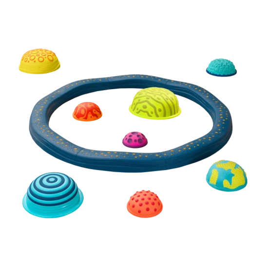 B-Toys Balance-Hindernisparcours mit Trittsteinen Planet Hopper B-Toys Balance-Hindernisparcours mit Trittsteinen Planet Hopper