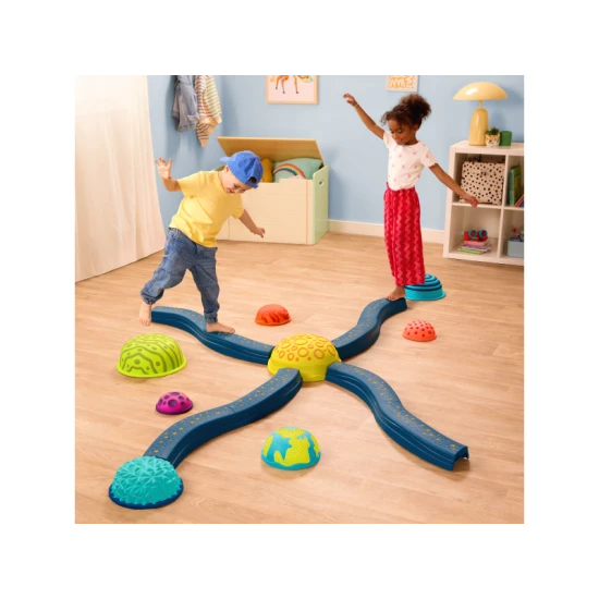 B-Toys Balance-Hindernisparcours mit Trittsteinen Planet Hopper B-Toys Balance-Hindernisparcours mit Trittsteinen Planet Hopper