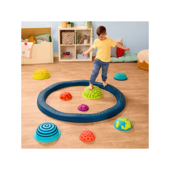 B-Toys Balance-Hindernisparcours mit Trittsteinen Planet Hopper B-Toys Balance-Hindernisparcours mit Trittsteinen Planet Hopper