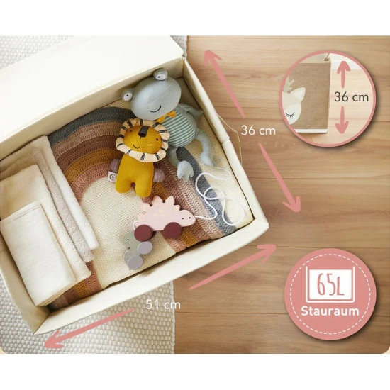 Bieco Aufbewahrungsbox mit Deckel Igel Piksi BIECO_04000464