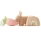 Holzring mit drei abnehmbaren Spielzeugen Hase Fine Bieco Holzring mit drei abnehmbaren Spielzeugen Hase Fine BIECO_16000306