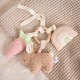 Holzring mit drei abnehmbaren Spielzeugen Hase Fine Bieco Holzring mit drei abnehmbaren Spielzeugen Hase Fine BIECO_16000306