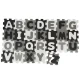 Bieco Schaumstoff-Spielmatte Puzzle mit Alphabet Black & White 26 Teile BIECO_19201506