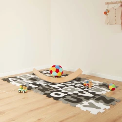 Schaumstoff-Spielmatte Puzzle mit Alphabet Black & White 26 Teile