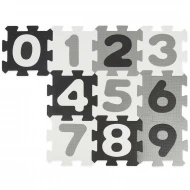 Schaumstoff-Spielmatte Puzzle mit Zahlen Black & White 10 Teile