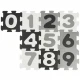 Bieco Schaumstoff-Spielmatte Puzzle mit Zahlen Black & White 10 Teile BIECO_19201507