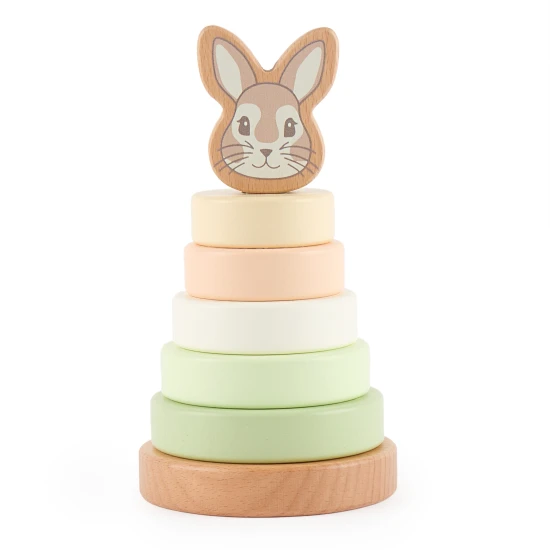 Bieco Holz-Stapelturm Hase Fine BIECO_24330050